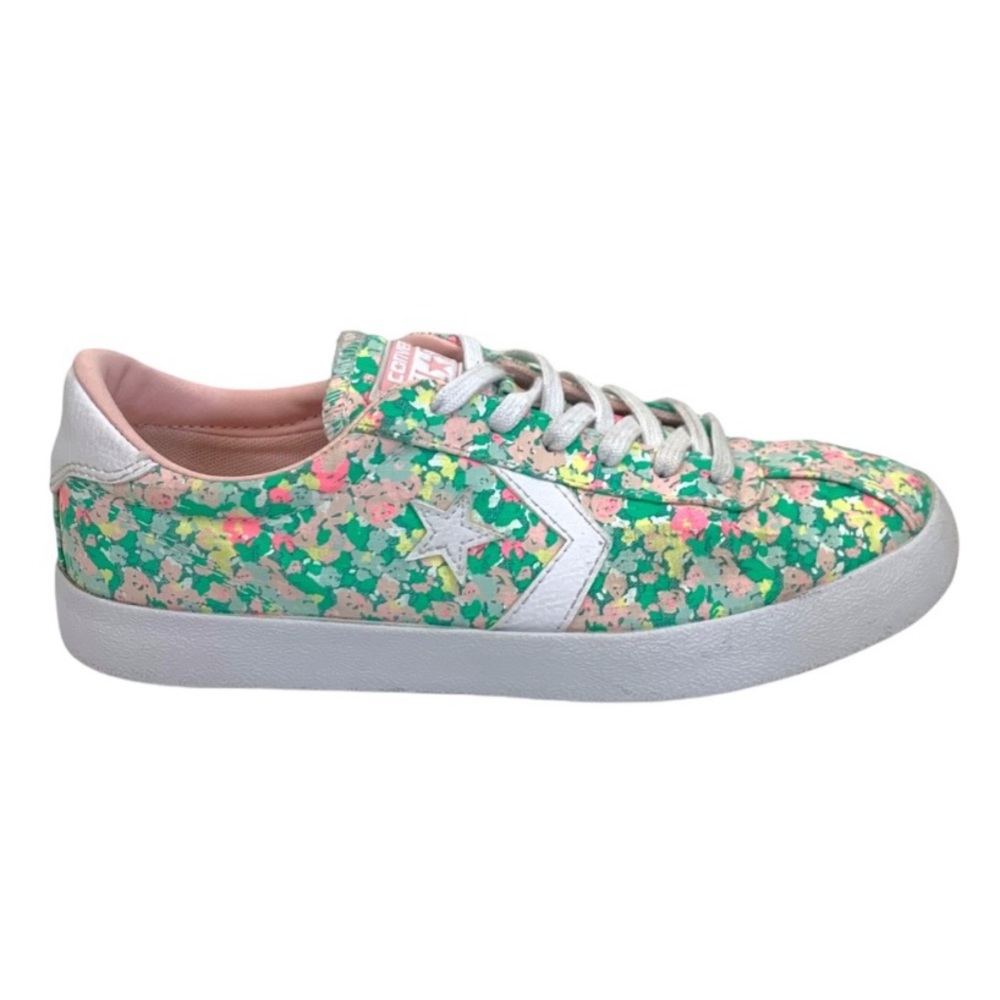 Converse Green & Pink pastel sneakers. Size 7 - Picture 2 of 8